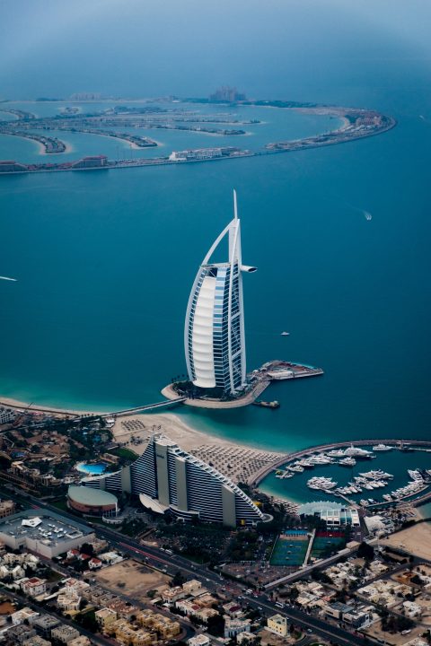 Burj al arab Hotel in Dubai